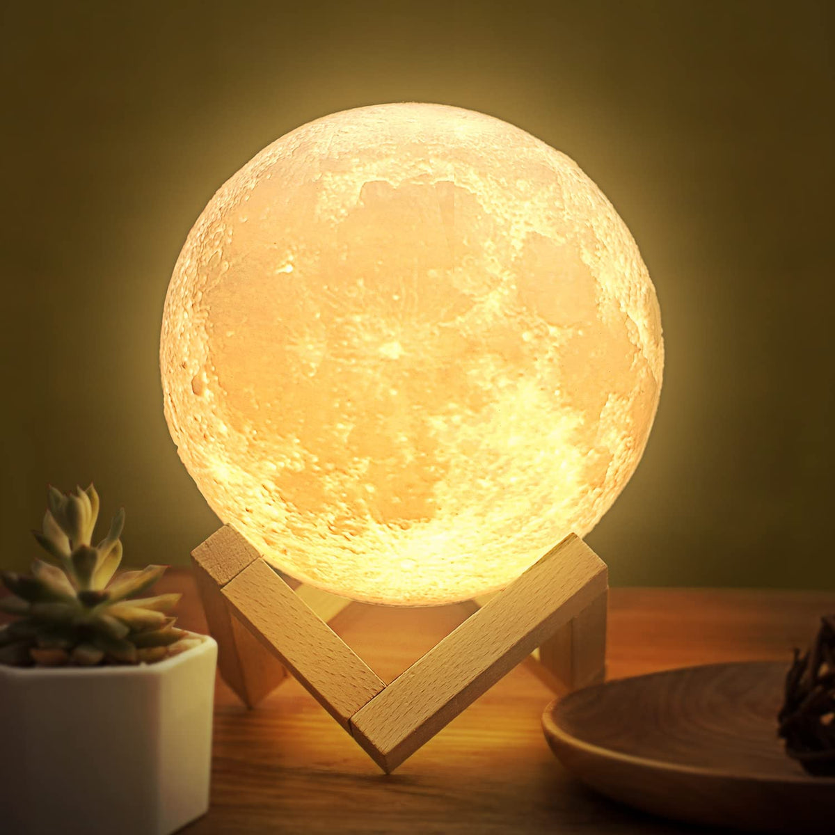 3d touch control universe deals moon lamp