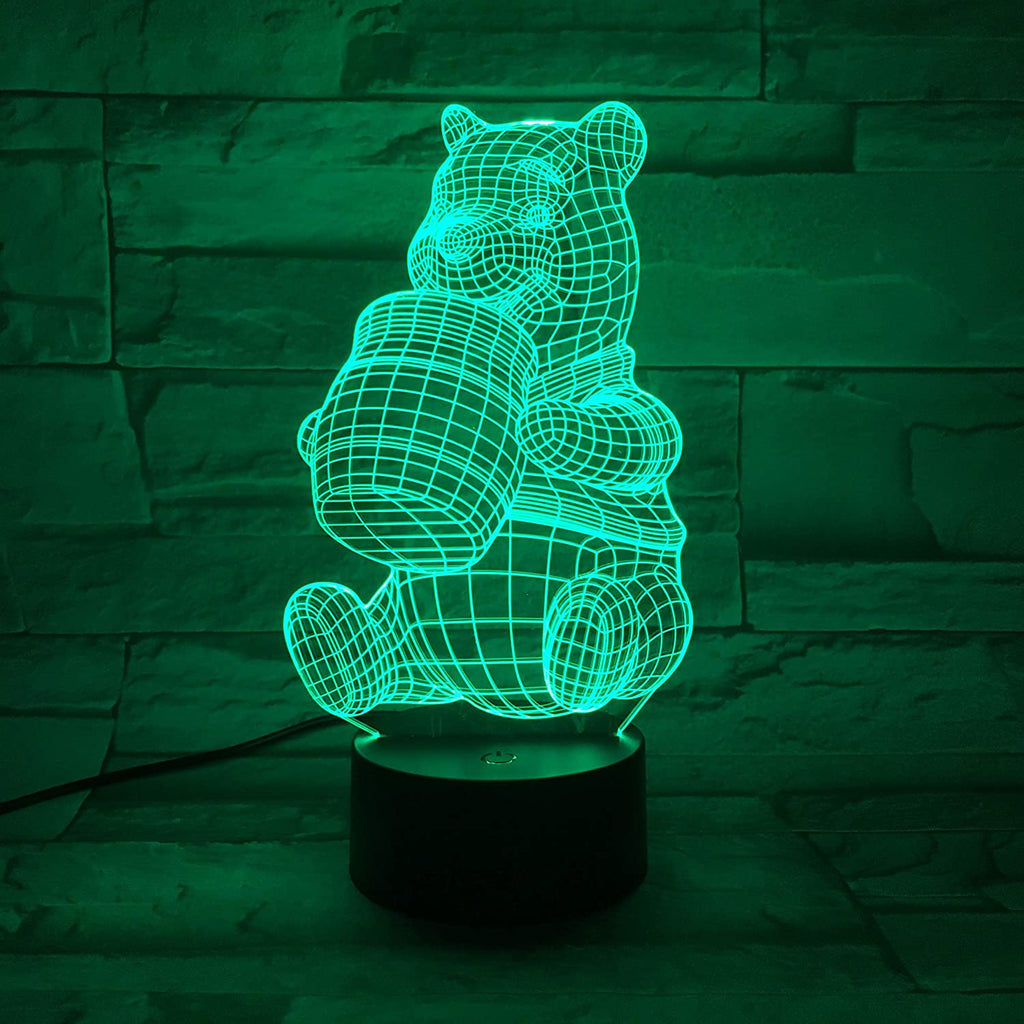 Acrylic Night light - Winnie The Pooh