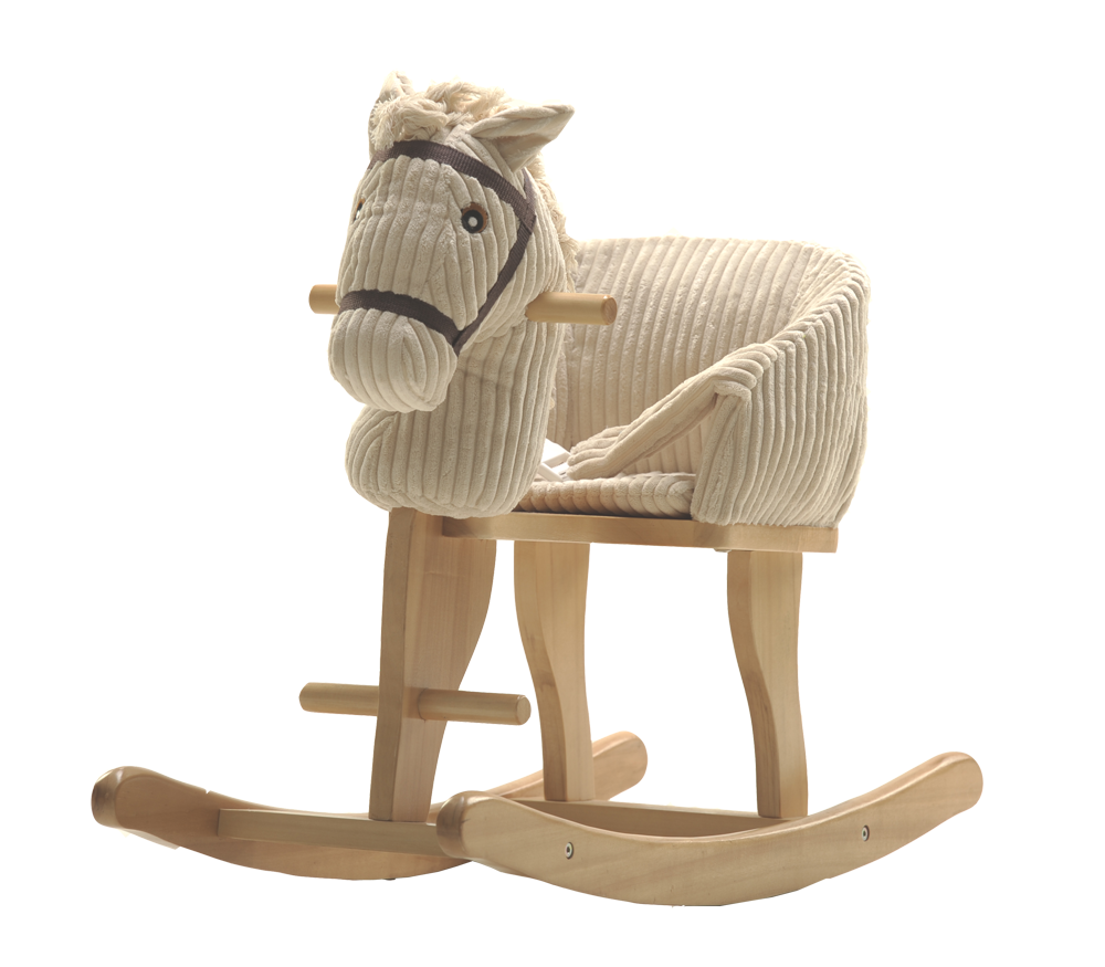 Rocking Horse High Back Plush Horse - Oscar