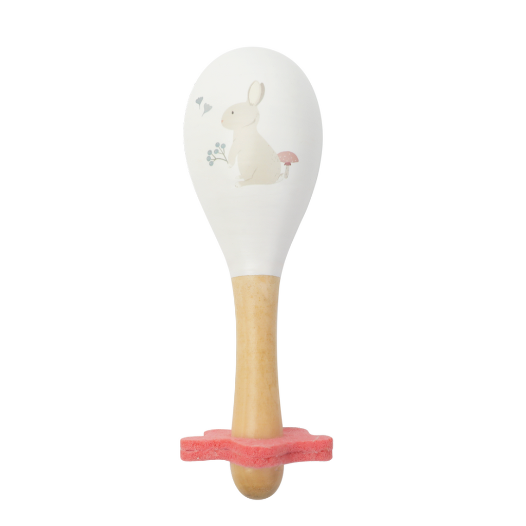 Wooden Maraca - White Rabbit