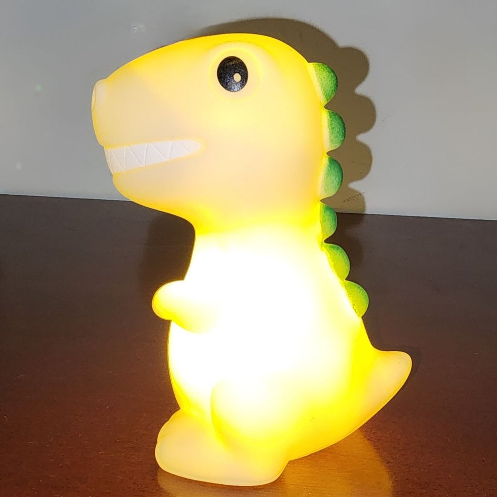 Mini LED T-Rex Standing Night light - Yellow