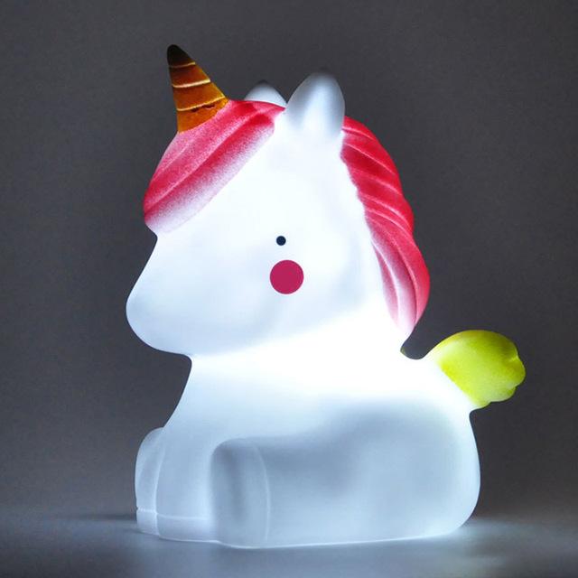 Mini LED Unicorn Night light - White