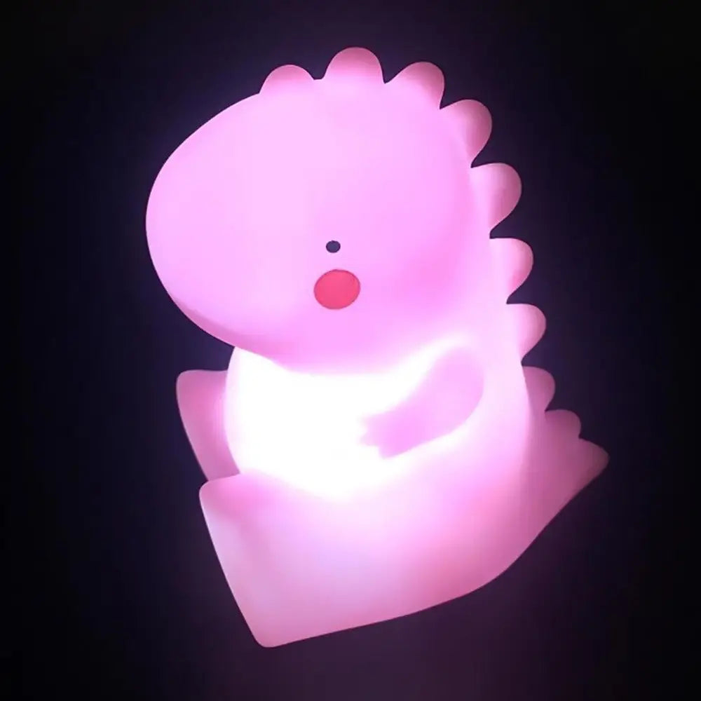 Mini LED T-Rex Sitting Night light - Pink