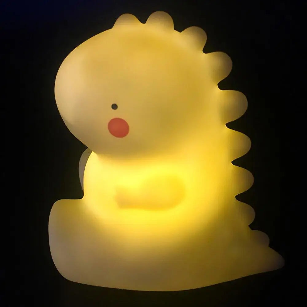 Mini LED T-Rex Sitting Night light - Yellow