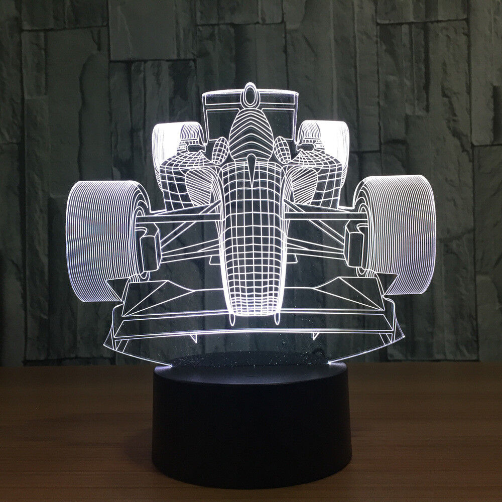 Acrylic Night light - Racecar