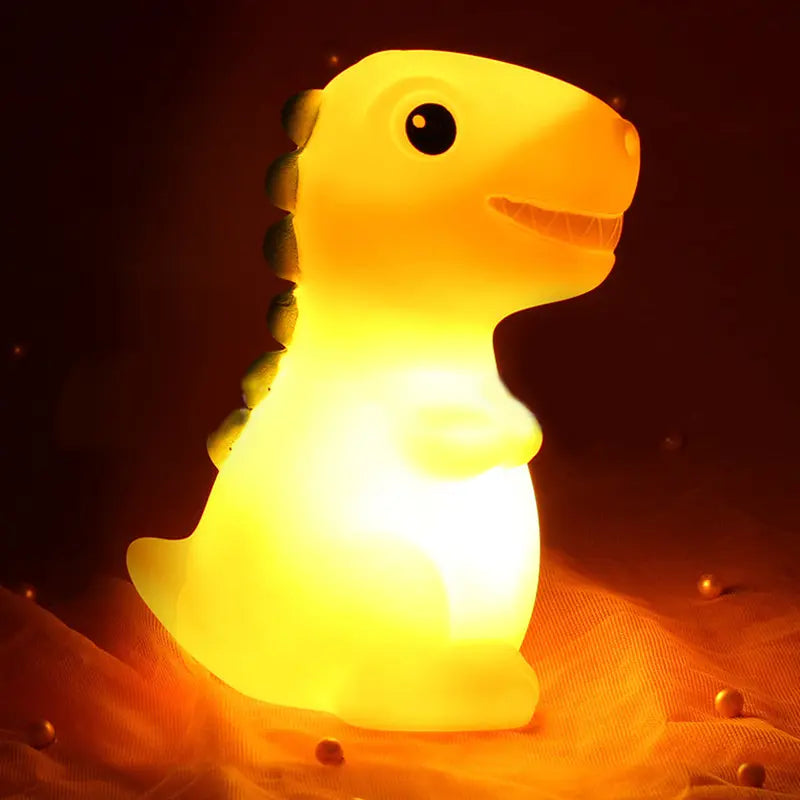 Mini LED T-Rex Standing Night light - Yellow